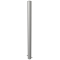 Rustfri st�lstolpe | � 76 mm | uden dekorativ ring | fastmonteret, til indst�bning i beton | samlet l�ngde: 1200 mm | uden l�s | uden �je